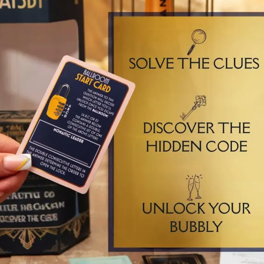 Boxer Gifts Ltd Wine Escape Room The Great Gatsby - Spil & Leg|Sex & Lyst