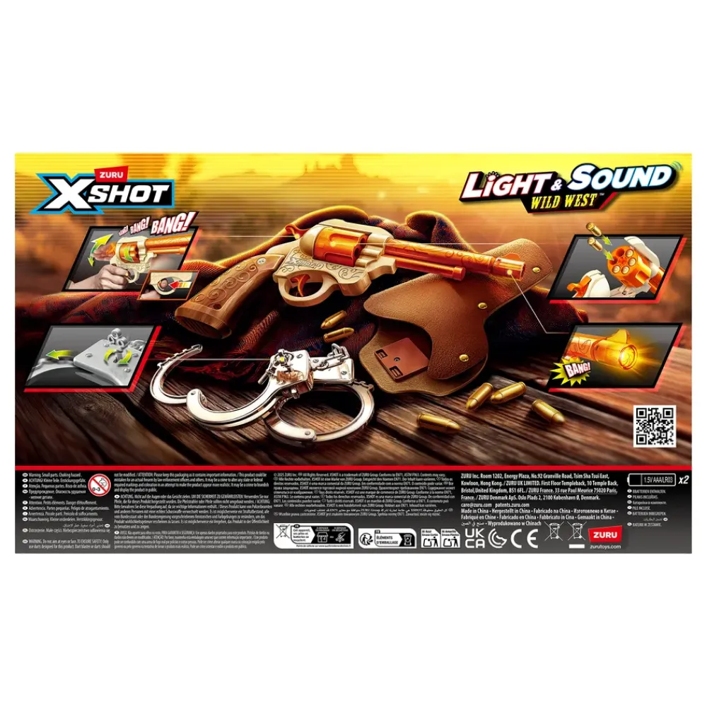New ZURU X-Shot Role Play Cowboy med Lyd & Lys
