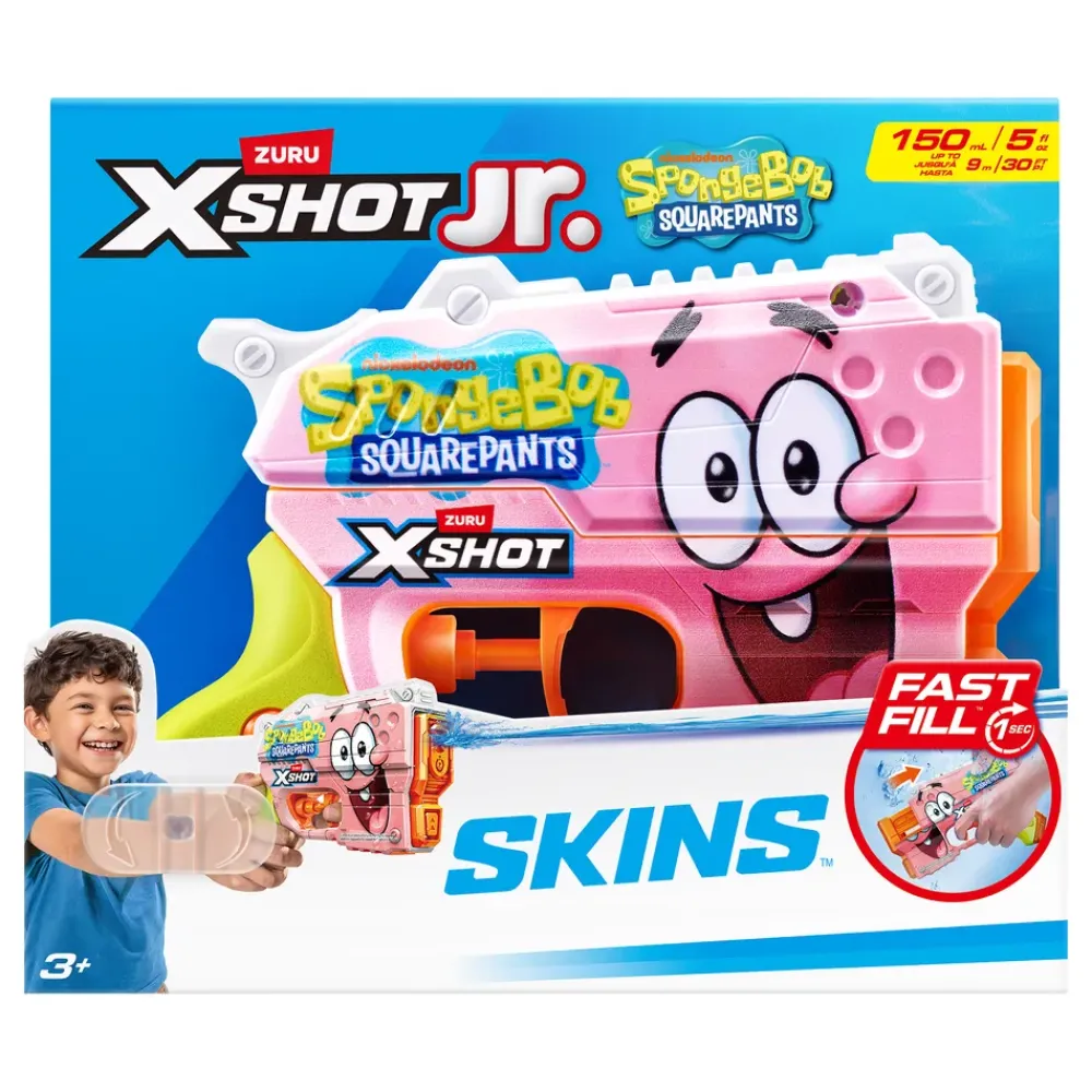 ZURU X-Shot Water SpongeBob Jr Fast Fill Water Blaster Vandpistol - Spil & Leg