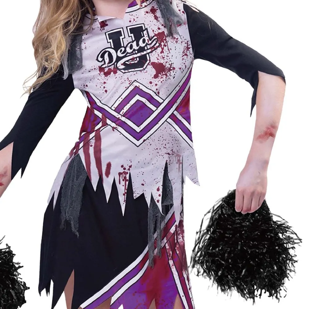 Reithmüller Europe GmbH Zombie Cheerleader Lilla Børnekostume - Udklædningskostumer|Kostumetema